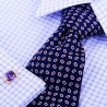 Abotoaduras douradas - com cristal roxo
