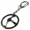 Porta-chaves de metal com volante