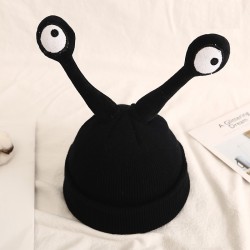 Chapéu de malha quente - olhos longos engraçados