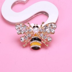 broche de abelha de cristal