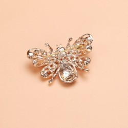 broche de abelha de cristal