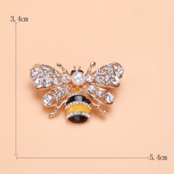 broche de abelha de cristal