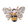 broche de abelha de cristal