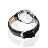 OUKESHI - elegante relógio de aço inoxidável de quartzo - pulseira de couro