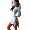 Women's hooded dress - long pulloverHoodies & Jumpers