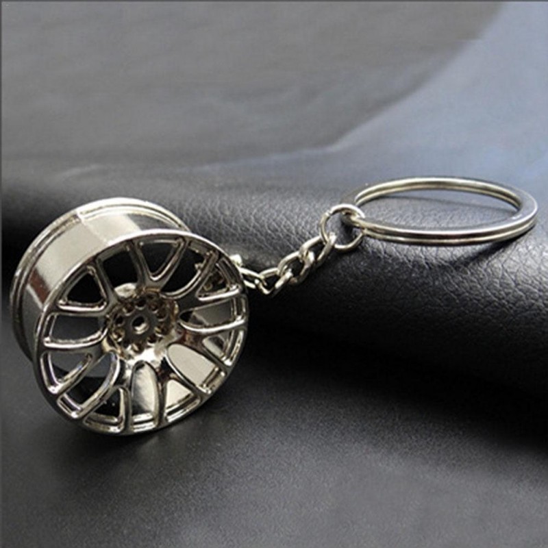 Car wheel rim - keychainKeyrings