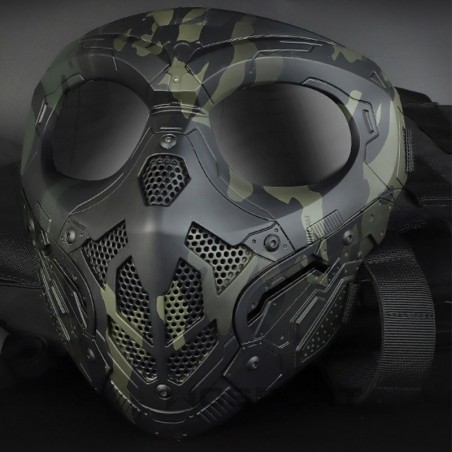 Máscara de malha tática Lurker - camuflagem / airsoft / paintball