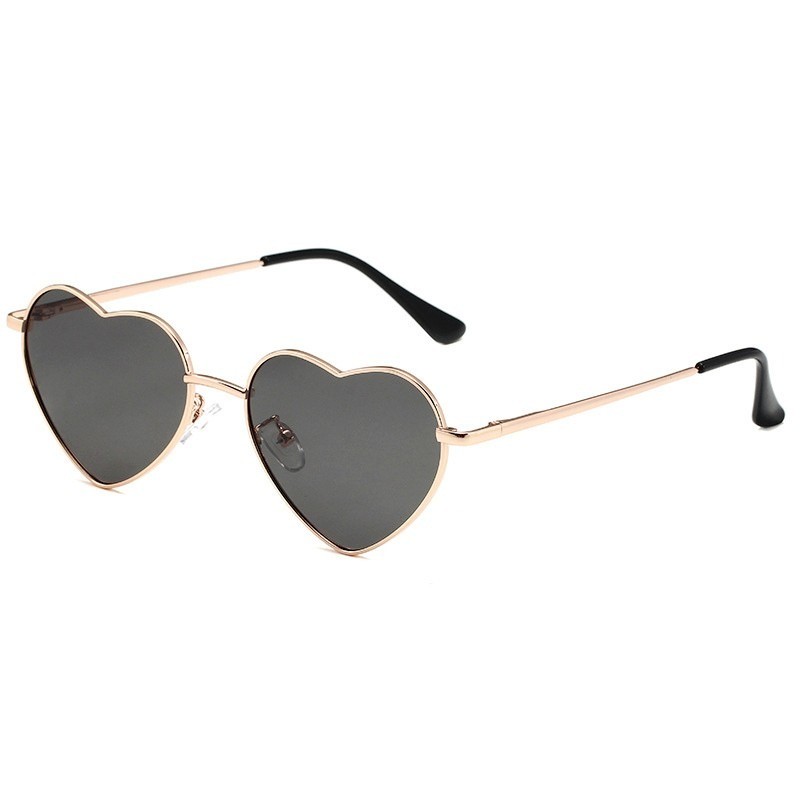 Heart shaped sunglasses - metal frame - UV400Sunglasses