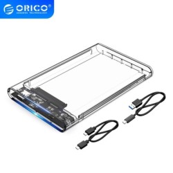 ORICO - 2,5 polegadas - HDD transparente - com cabo - SATA para USB3.0