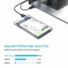 ORICO - 2,5 polegadas - HDD transparente - com cabo - SATA para USB3.0