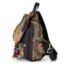 Mochila de lona - design étnico colorido