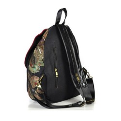 Mochila de lona - design étnico colorido