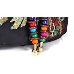 Mochila de lona - design étnico colorido