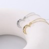 Pingente de lua de cristal com colar - prata de lei 925