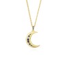 Crystal moon pendant with necklace - 925 sterling silverNecklaces