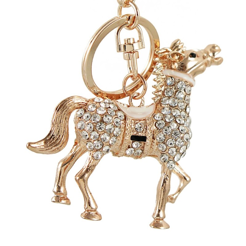 Cavalo de cristal - chaveiro