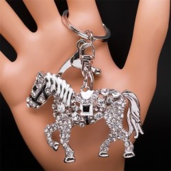 chaveiro cavalo de cristal