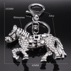 Crystal horse keychainKeyrings