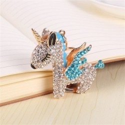 Crystal unicorn - keychainKeyrings