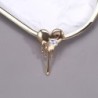 Broche em formato de coração com zircônias