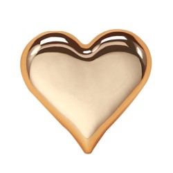 Broche clássico em forma de coração