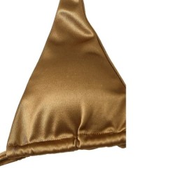 Conjunto de biquíni sexy - efeito de cor metálica
