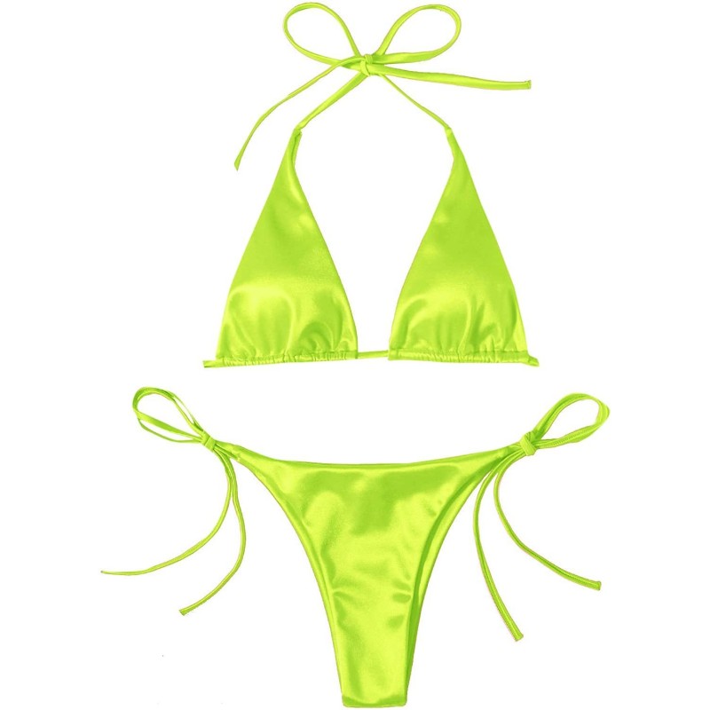 Sexy bikini set - metallic color effectBeachwear