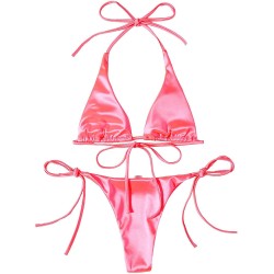 Sexy bikini set - metallic color effectBeachwear