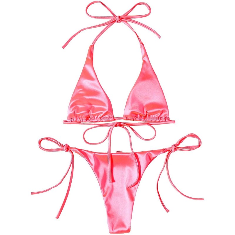 Sexy bikini set - metallic color effectBeachwear