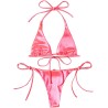 Sexy bikini set - metallic color effectBeachwear