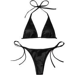 Sexy bikini set - metallic color effectBeachwear