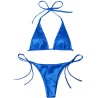 Sexy bikini set - metallic color effectBeachwear
