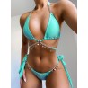 Sexy bikini set - with crystal / metal decorationsBeachwear