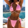 Sexy bikini set - with crystal / metal decorationsBeachwear