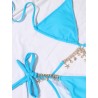 Sexy bikini set - with crystal / metal decorationsBeachwear