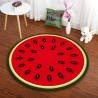 Tapete redondo decorativo - padrão de frutas - melancia