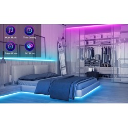 Fita LED RGB - Bluetooth - com controle remoto