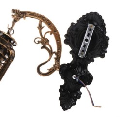 Vintage LED wall lamp - iron lanternWall lights