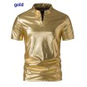 Shiny metallic short sleeve t-shirtT-shirts