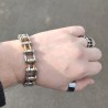 Stainless steel bracelet - motorcycle chain designBracelets