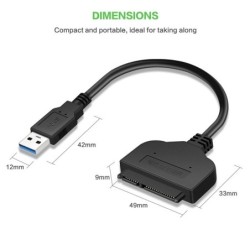 SATA cable to USB 3.0 / USB 2.0 - adapterCables