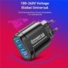 Carregador USB de 4 portas - carga rápida QC 3.0 - 48W