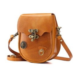 Bolsa de ombro elegante em couro