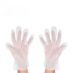 Disposable transparent gloves - for food / medical / surgical use - 100 piecesSkin
