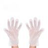 Luvas transparentes descartáveis - para uso alimentar / médico / cirúrgico - 100 peças