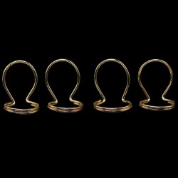 Palhetas de guitarra de metal - 4 peças