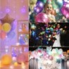Bolas luminosas LED RGB redondas - luz de festa / balão - 100 peças
