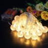 Fio de LED - guirlanda com bolas - alimentado por bateria