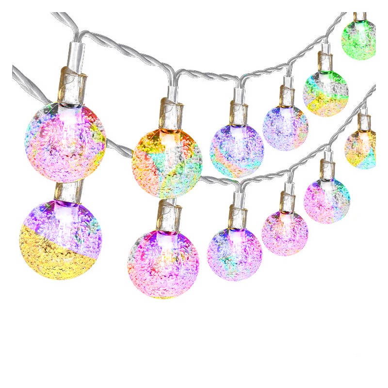 Fio de LED - guirlanda com bolas - alimentado por USB