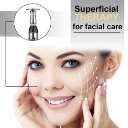 Caneta de massagem elétrica multifuncional - acupuntura - alívio da dor - rolo de beleza - com luz laser